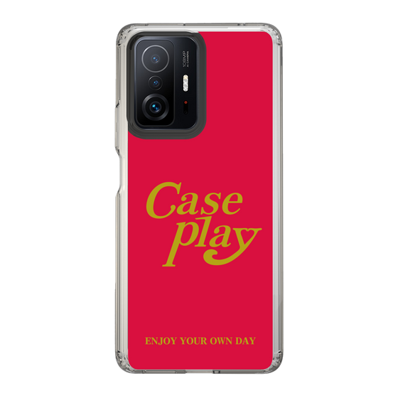 Slim Protection Case［ Original - ENJOY YOUR OWN DAY - Red ］