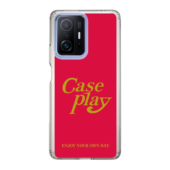 Slim Protection Case［ Original - ENJOY YOUR OWN DAY - Red ］