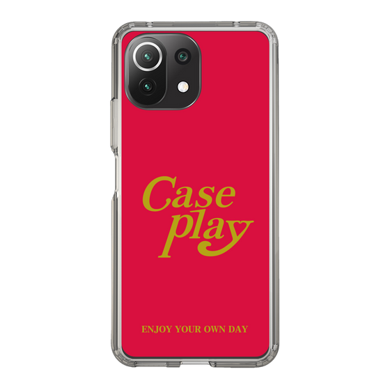 Slim Protection Case［ Original - ENJOY YOUR OWN DAY - Red ］