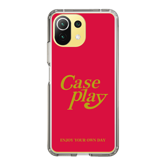 Slim Protection Case［ Original - ENJOY YOUR OWN DAY - Red ］