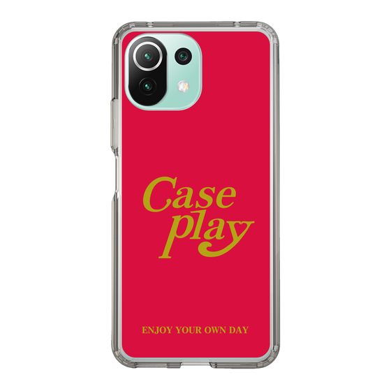 Slim Protection Case［ Original - ENJOY YOUR OWN DAY - Red ］