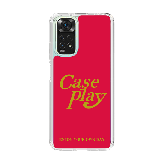 Slim Protection Case［ Original - ENJOY YOUR OWN DAY - Red ］