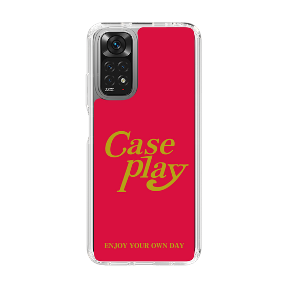 Slim Protection Case［ Original - ENJOY YOUR OWN DAY - Red ］