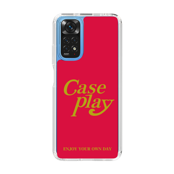 Slim Protection Case［ Original - ENJOY YOUR OWN DAY - Red ］