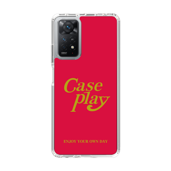 Slim Protection Case［ Original - ENJOY YOUR OWN DAY - Red ］
