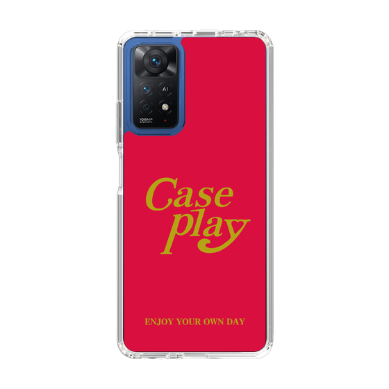 Slim Protection Case［ Original - ENJOY YOUR OWN DAY - Red ］