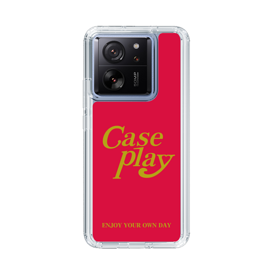 Slim Protection Case［ Original - ENJOY YOUR OWN DAY - Red ］