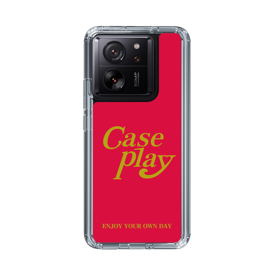 Slim Protection Case［ Original - ENJOY YOUR OWN DAY - Red ］