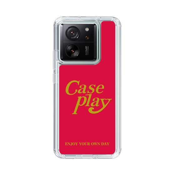 Slim Protection Case［ Original - ENJOY YOUR OWN DAY - Red ］