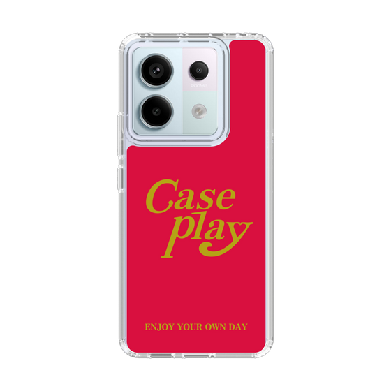 Slim Protection Case［ Original - ENJOY YOUR OWN DAY - Red ］