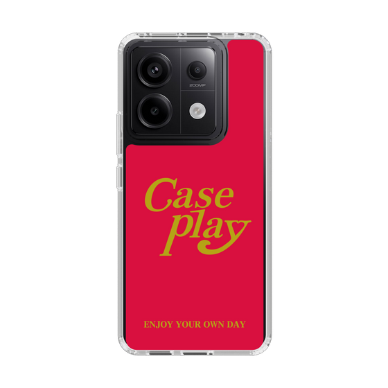 Slim Protection Case［ Original - ENJOY YOUR OWN DAY - Red ］