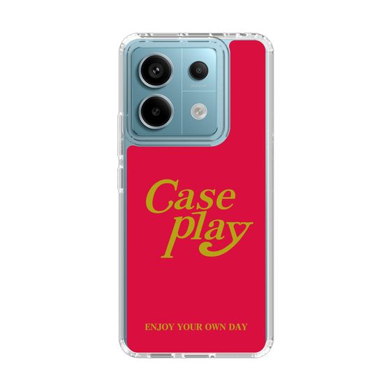 Slim Protection Case［ Original - ENJOY YOUR OWN DAY - Red ］