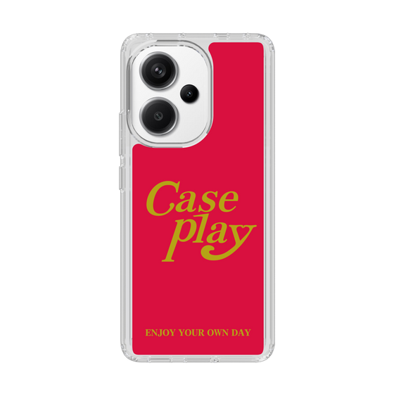 Slim Protection Case［ Original - ENJOY YOUR OWN DAY - Red ］