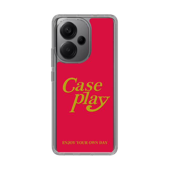 Slim Protection Case［ Original - ENJOY YOUR OWN DAY - Red ］