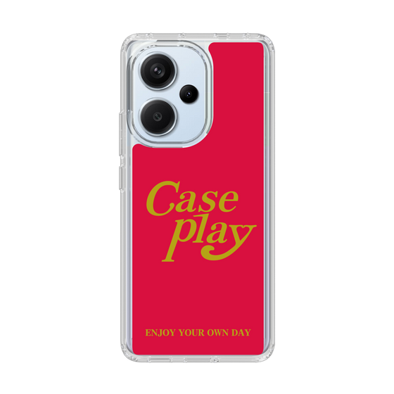 Slim Protection Case［ Original - ENJOY YOUR OWN DAY - Red ］