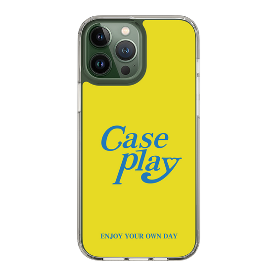 Slim Protection Case［ Original - ENJOY YOUR OWN DAY - Yellow ］