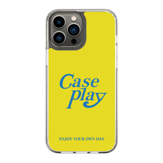 Slim Protection Case［ Original - ENJOY YOUR OWN DAY - Yellow ］
