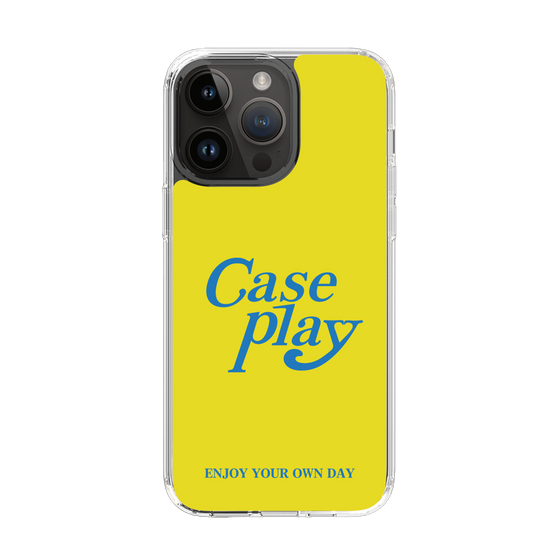 Slim Protection Case［ Original - ENJOY YOUR OWN DAY - Yellow ］