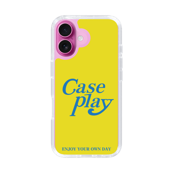 Slim Protection Case［ Original - ENJOY YOUR OWN DAY - Yellow ］