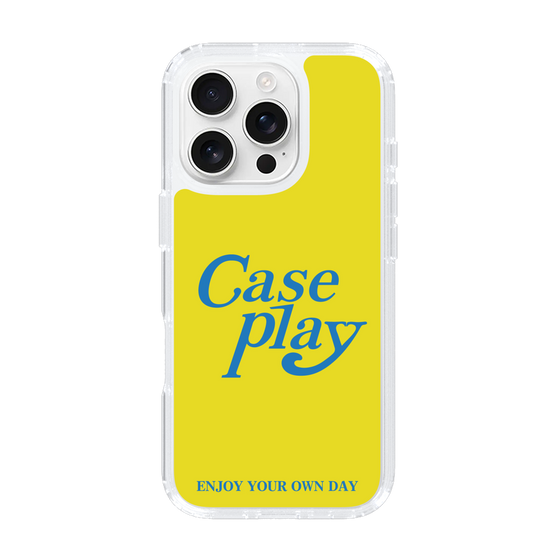 Slim Protection Case［ Original - ENJOY YOUR OWN DAY - Yellow ］