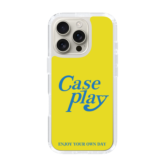 Slim Protection Case［ Original - ENJOY YOUR OWN DAY - Yellow ］