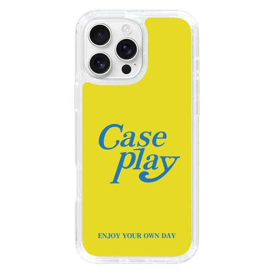 Slim Protection Case［ Original - ENJOY YOUR OWN DAY - Yellow ］