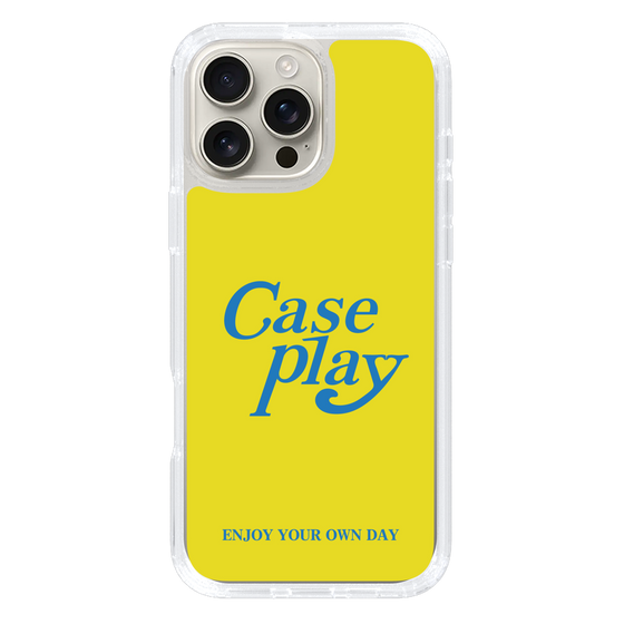 Slim Protection Case［ Original - ENJOY YOUR OWN DAY - Yellow ］