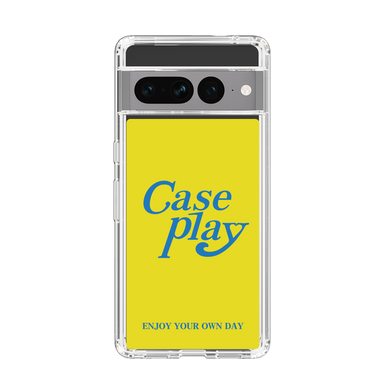 Slim Protection Case［ Original - ENJOY YOUR OWN DAY - Yellow ］