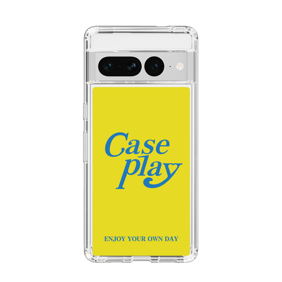 Slim Protection Case［ Original - ENJOY YOUR OWN DAY - Yellow ］
