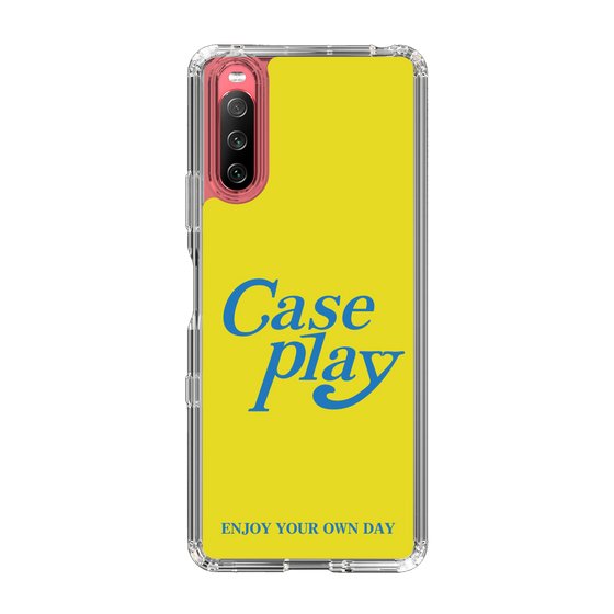 Slim Protection Case［ Original - ENJOY YOUR OWN DAY - Yellow ］