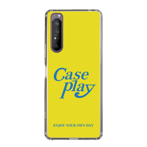 Slim Protection Case［ Original - ENJOY YOUR OWN DAY - Yellow ］