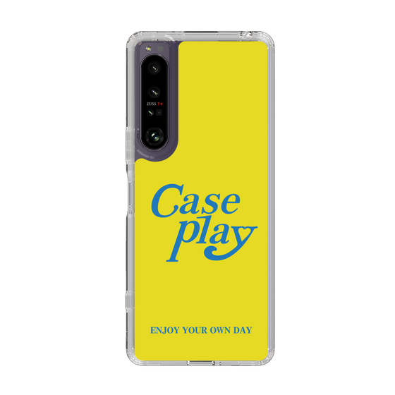 Slim Protection Case［ Original - ENJOY YOUR OWN DAY - Yellow ］