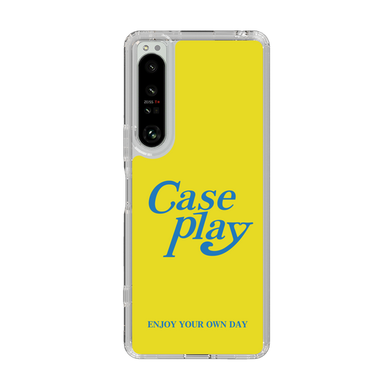 Slim Protection Case［ Original - ENJOY YOUR OWN DAY - Yellow ］