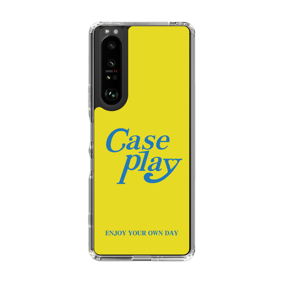 Slim Protection Case［ Original - ENJOY YOUR OWN DAY - Yellow ］