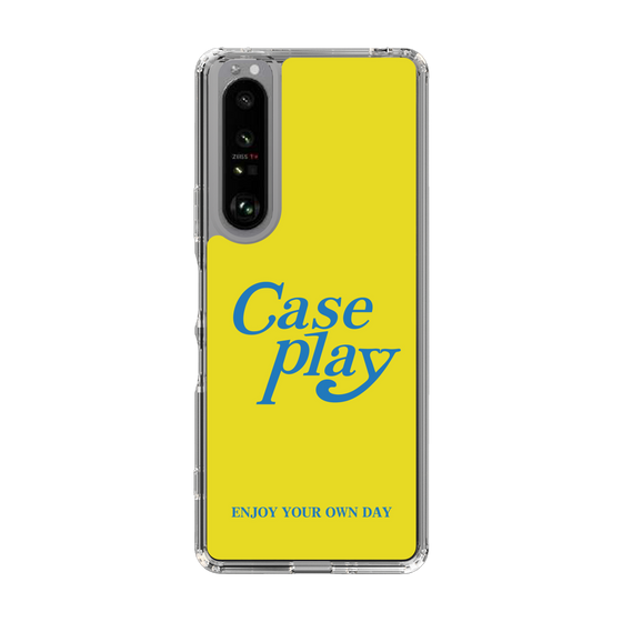 Slim Protection Case［ Original - ENJOY YOUR OWN DAY - Yellow ］