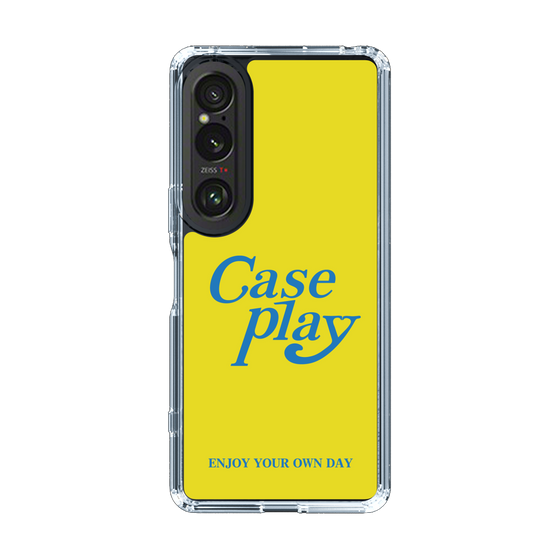 Slim Protection Case［ Original - ENJOY YOUR OWN DAY - Yellow ］