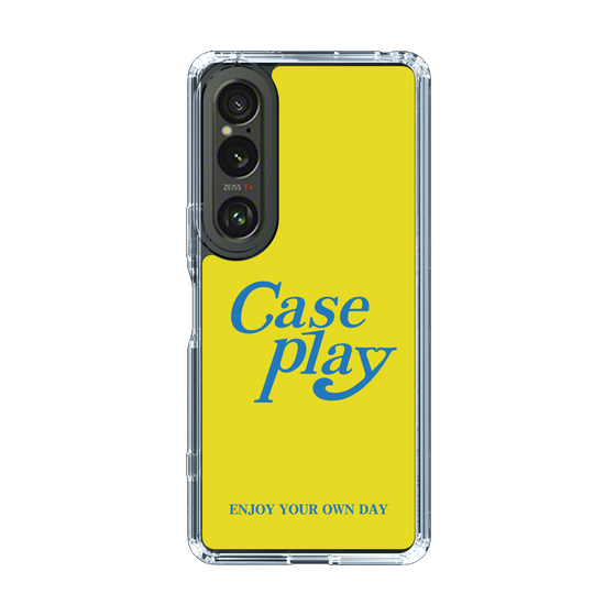 Slim Protection Case［ Original - ENJOY YOUR OWN DAY - Yellow ］