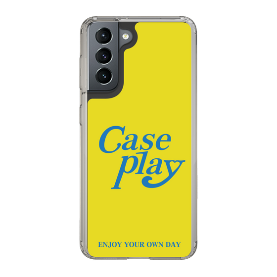 Slim Protection Case［ Original - ENJOY YOUR OWN DAY - Yellow ］