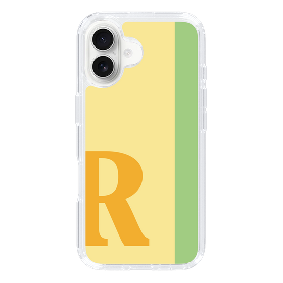 Slim Protection Case［ オリジナル - initial color line - R yellow ］