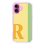 Slim Protection Case［ オリジナル - initial color line - R yellow ］