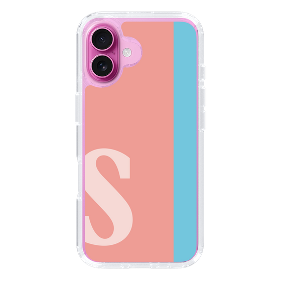 Slim Protection Case［ オリジナル - initial color line - S pink ］