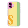 Slim Protection Case［ オリジナル - initial color line - S yellow ］