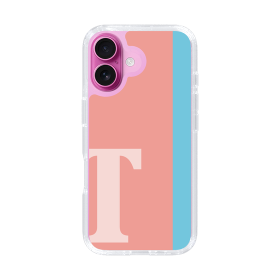 Slim Protection Case［ オリジナル - initial color line - T pink ］
