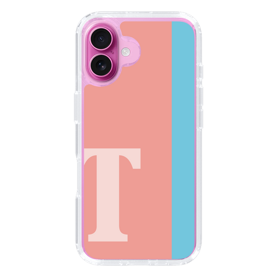 Slim Protection Case［ オリジナル - initial color line - T pink ］