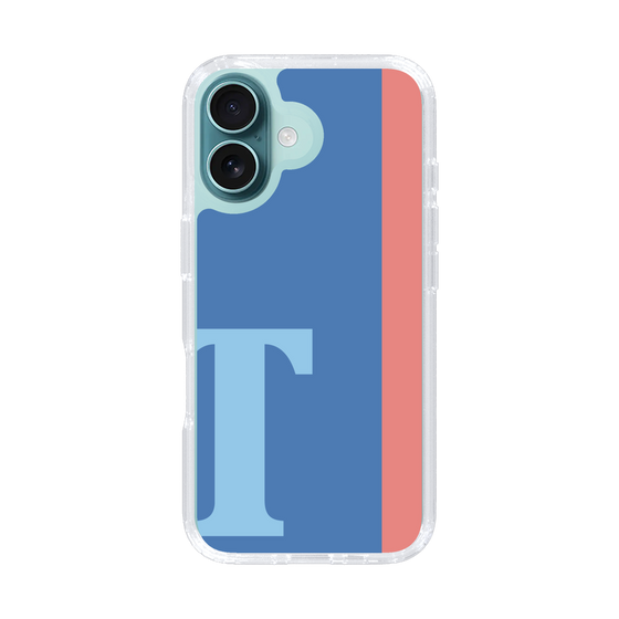 Slim Protection Case［ オリジナル - initial color line - T blue ］