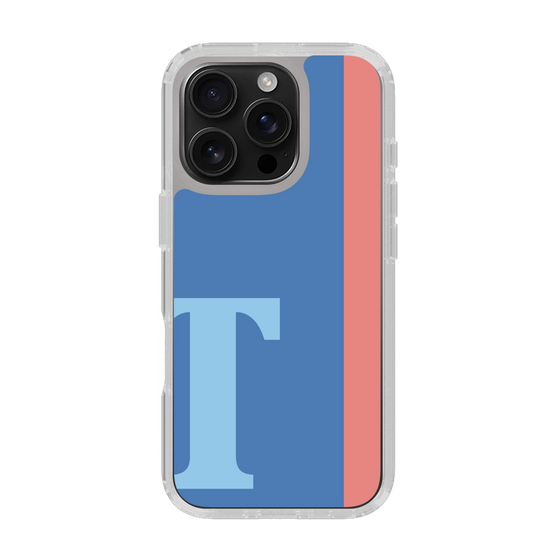 Slim Protection Case［ オリジナル - initial color line - T blue ］