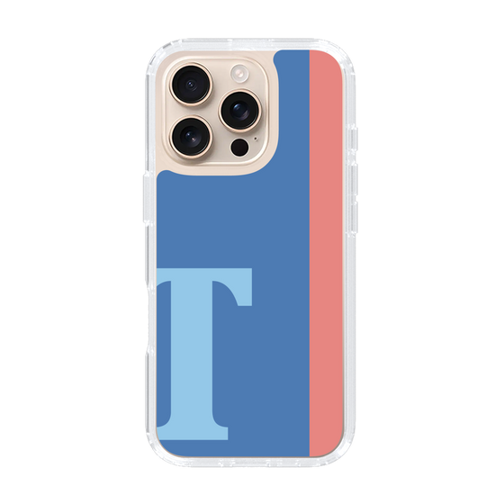 Slim Protection Case［ オリジナル - initial color line - T blue ］
