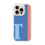 Slim Protection Case［ オリジナル - initial color line - T blue ］