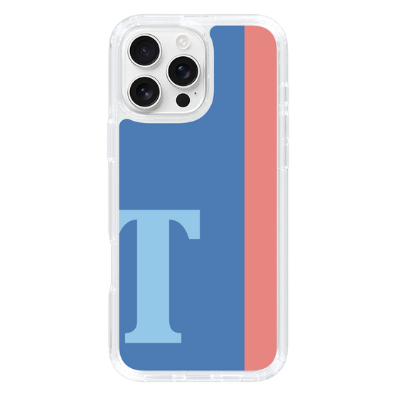 Slim Protection Case［ オリジナル - initial color line - T blue ］