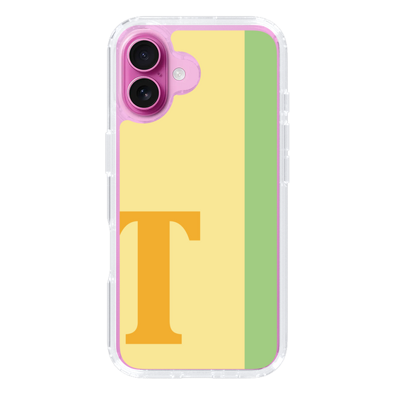 Slim Protection Case［ オリジナル - initial color line - T yellow ］